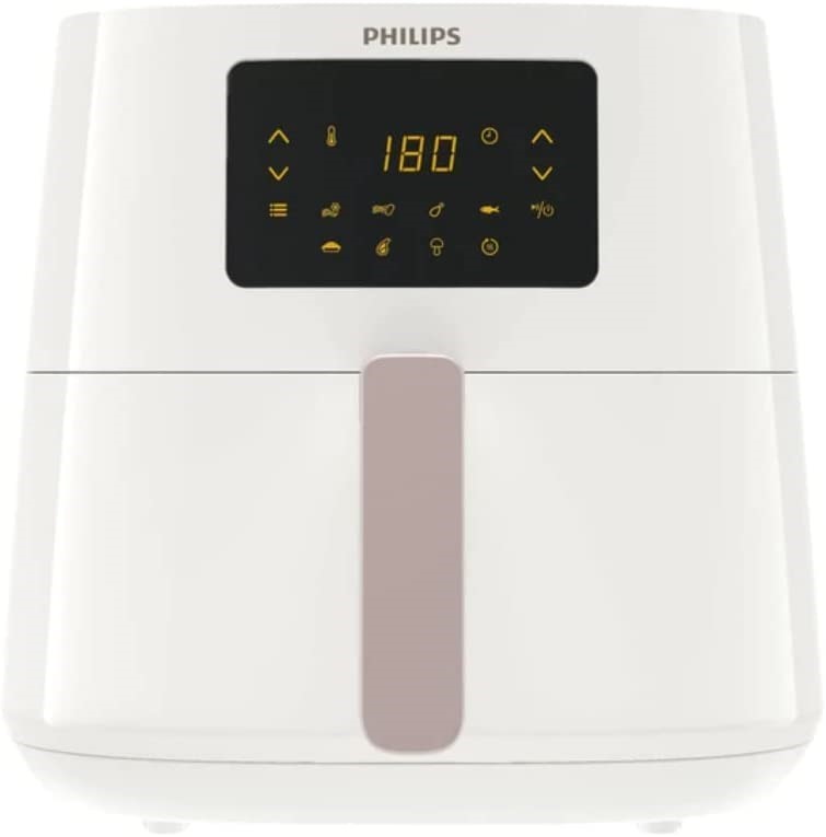 PHILLIPS Essential Airfryer w/ Rapid Air Technology, 6.2L, 2000W, White, HD