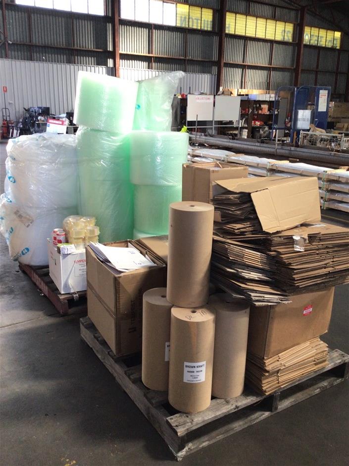 Qty of Packing Materials Auction (0022-7053555) | Grays Australia