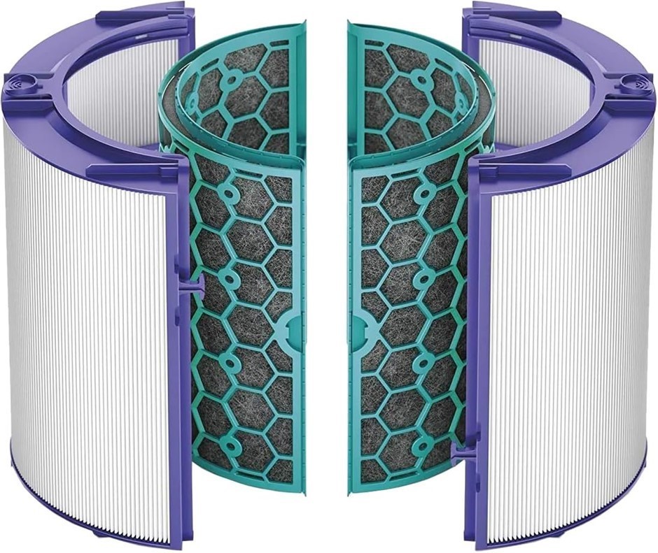 HYGIEIA Glass Combo Glass Filter For Dyson Air Purifiers Hepa & Activated C