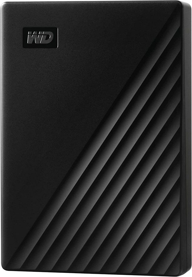 WESTERN DIGITAL My Passport USB3.0 External Hard Drive, 4 TB.