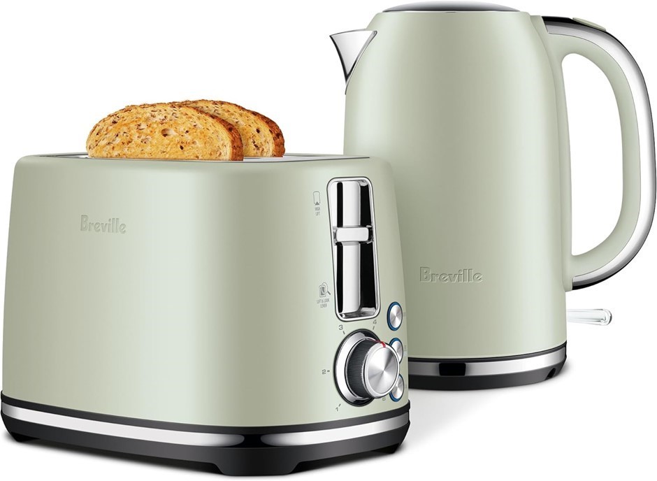 BREVILLE The Brunch Set Toaster & Kettle (Sage).