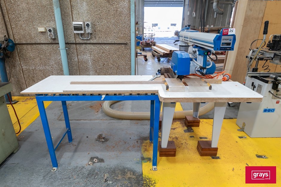 2021 OMGA RN700 Radial Arm Saw with Table