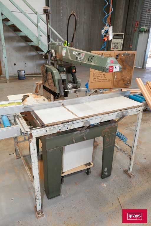 2014 Holy Tek HR-420 Radial Arm Saw with Feed Roller Table