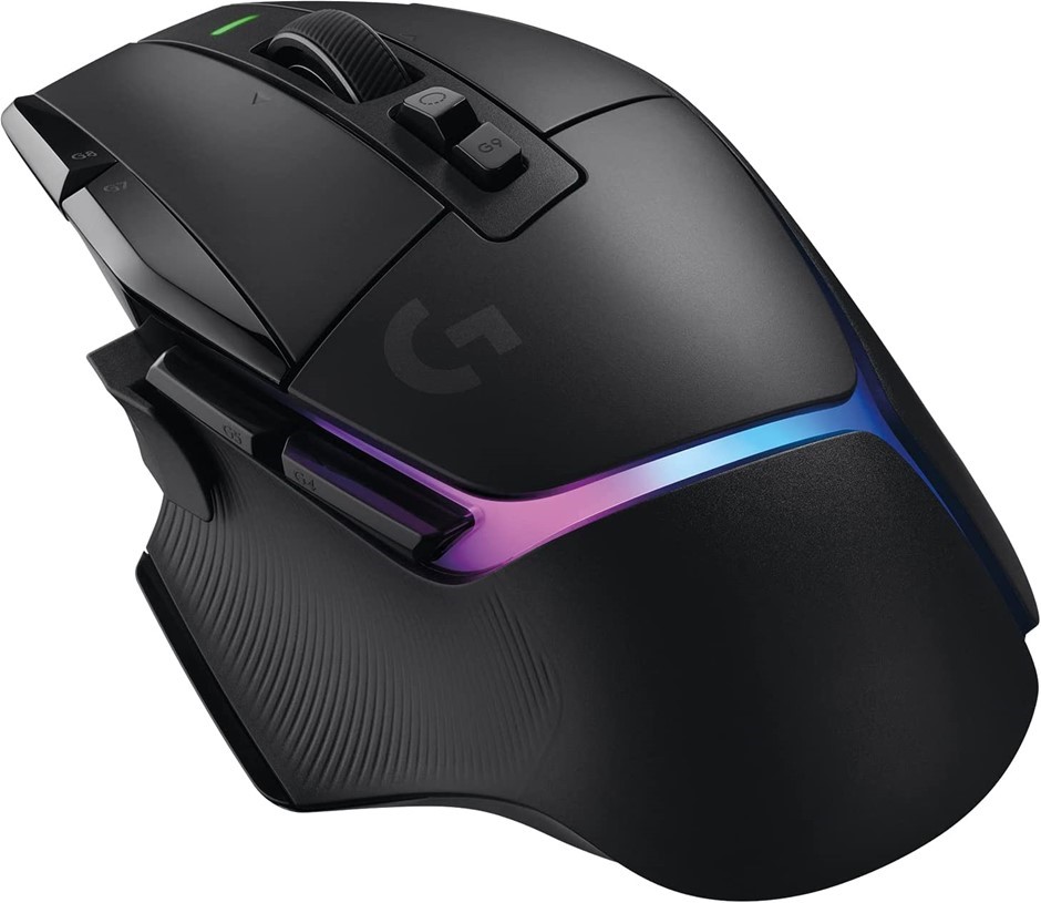 LOGITECH G502 X Plus Lightspeed Wireless RGB Gaming Mouse, Black.