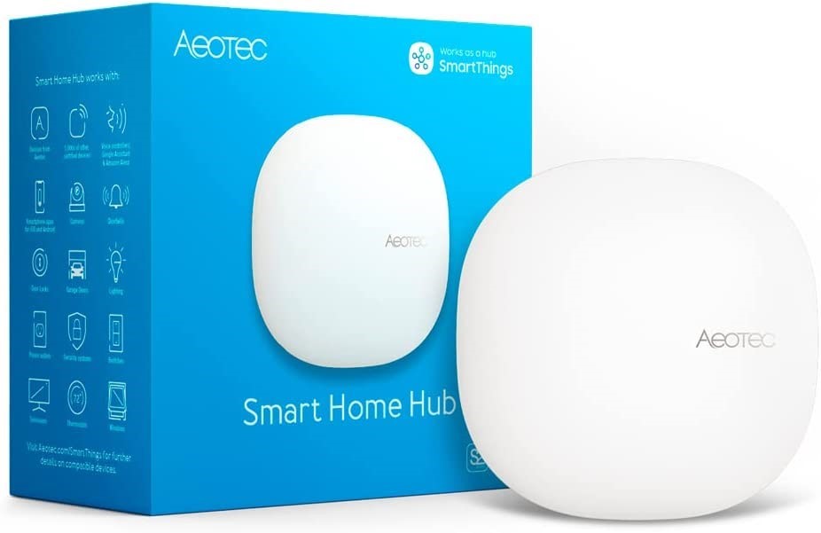 AEOTEC Smart Home Hub Works with Smartthings White.