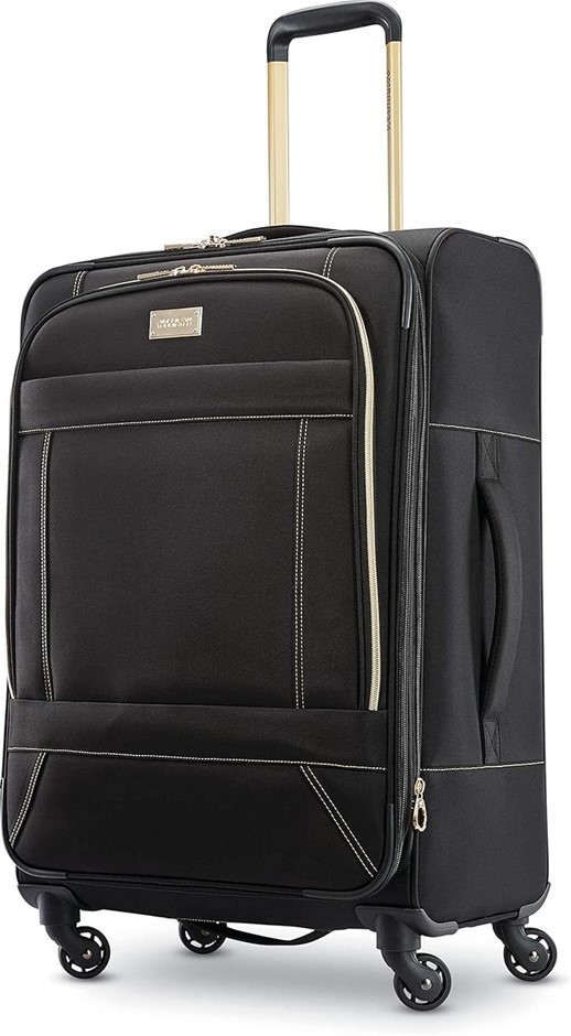 AMERICAN TOURISTER Belle Voyage Expandable Softside Luggage with Spinner Wh