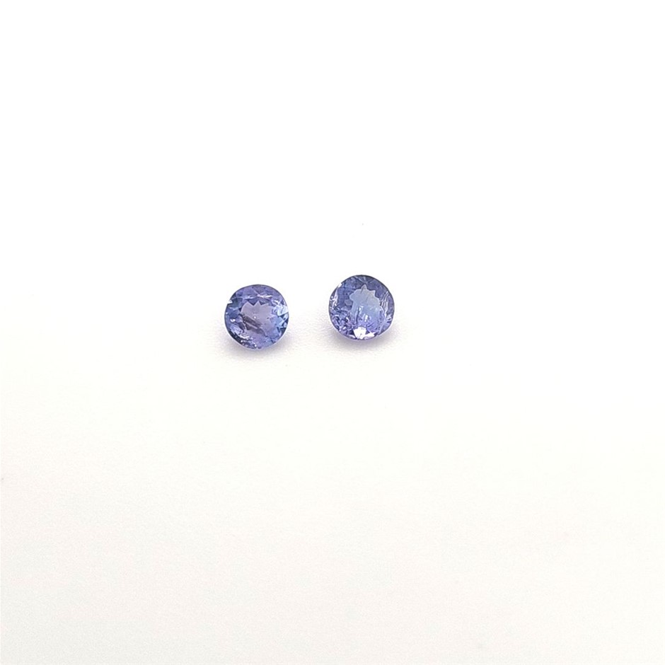 0.46 Ct - Pair of Tanzanite