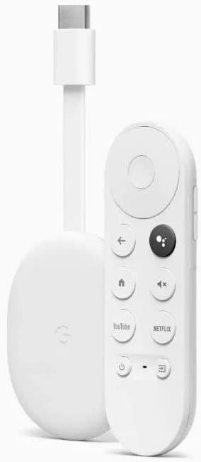 GOOGLE Chromecast with Google TV (HD), White. Model G454V/G9N9N. Powers on.