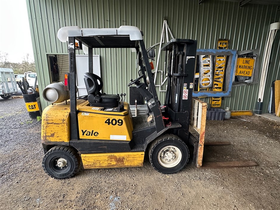 Ex-Council Yale Forklift, Suzuki Quad Bike, Plant Trailers
