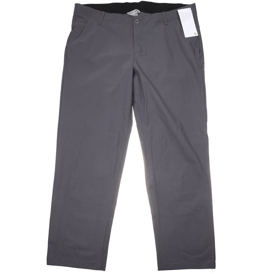 2 x ROUGH DRESS Men's Stretch Pants, Size 34x32, Grey. Buyers Note - Disco
