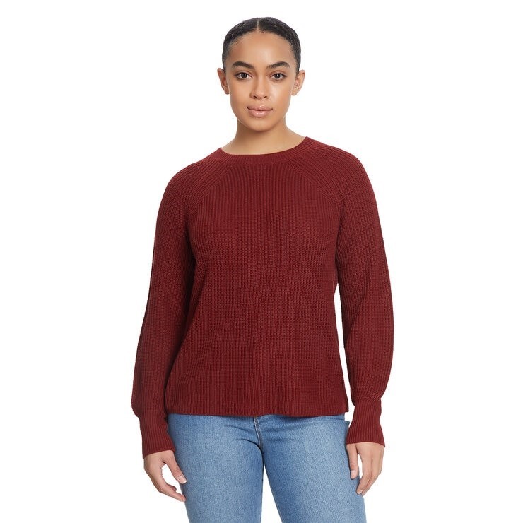 JESSICA SIMPSON Women's Sweater, Size S, Red.