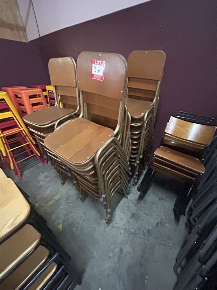 44 x Assorted Stacking Chairs including Auction (0314-5058062) | Grays ...