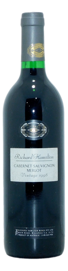 Richard Hamilton Cabernet Merlot 1998 (1x 750mL), McLaren Vale.