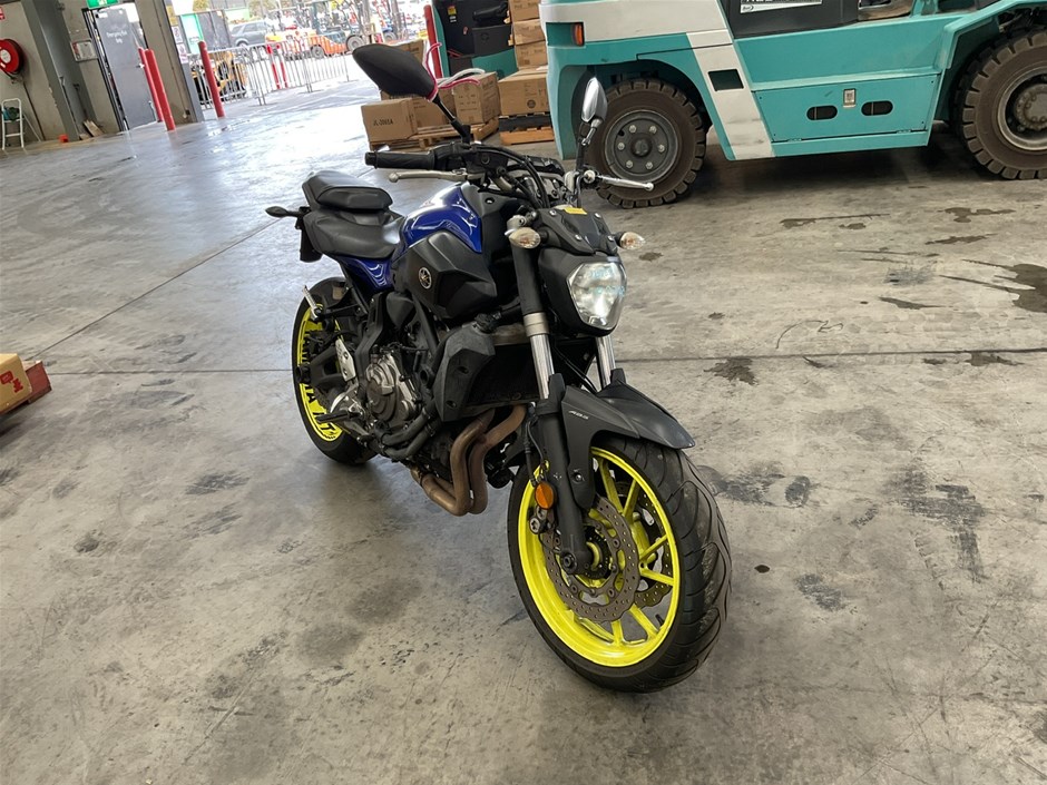2016 Yamaha MT07 Motorcycle