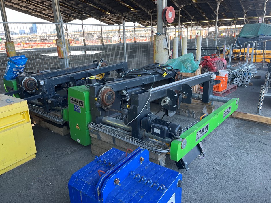 2 x Stahl Crane Systems Overhead Gantry Cranes