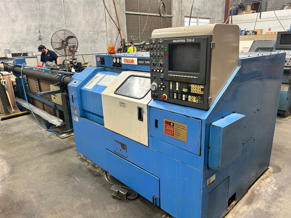 1996 Mazak QT10 with Pietro Bar Feeder
