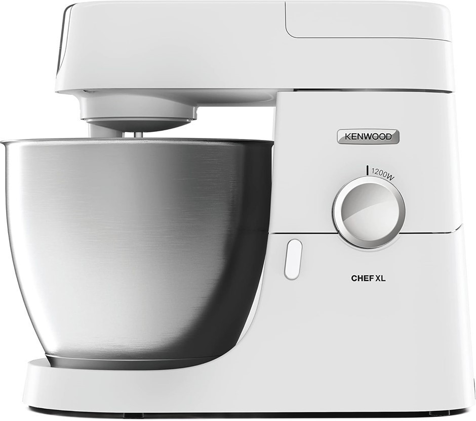 KENWOOD Chef XL Stand Mixer KVL4100W, Kitchen Machine with Whisks, Kneads,