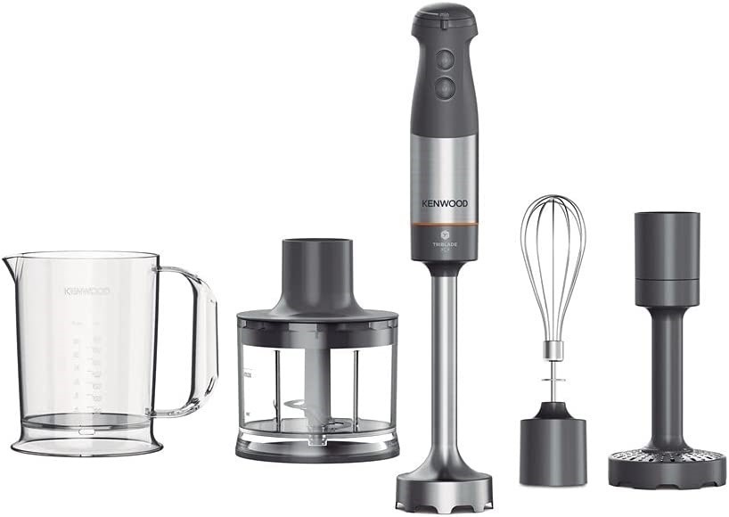 KENWOOD Triblade XL Hand Blender, Anti-Splash, Chopper 500ml, Dishwasher Sa