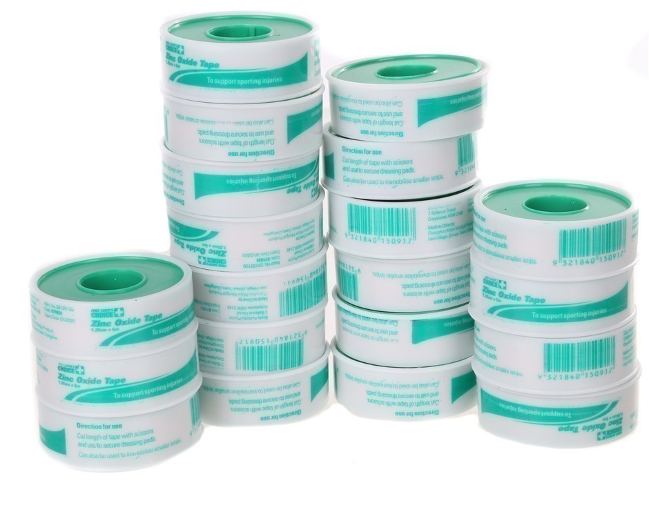 20 x Zinc Oxide Medical Tapes, 1.25cm x 5M.