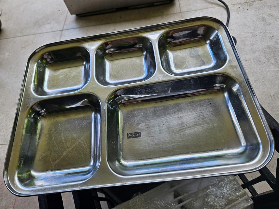 26x Stainless Steel Thali/Meal Plates