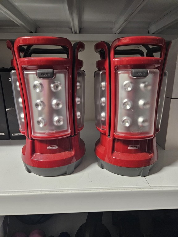 2x Coleman Quad Lanterns