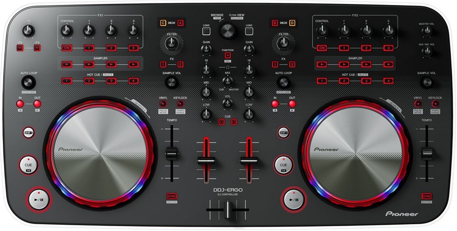 Pioneer DDJ-ERGO-V DJ Controller for Vir