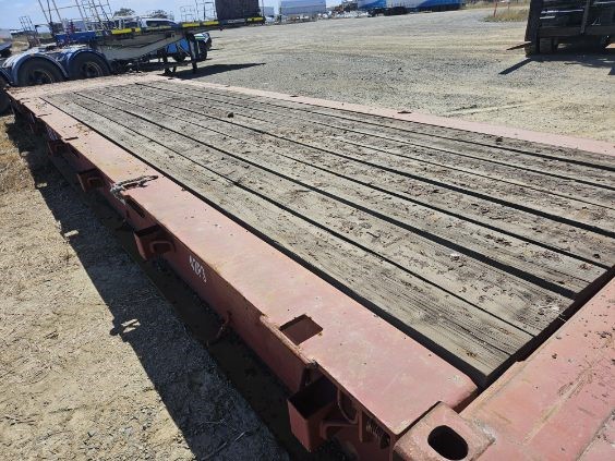 40ft Flat Rack Shipping Container Platform Base Auction (0013-7054656 ...