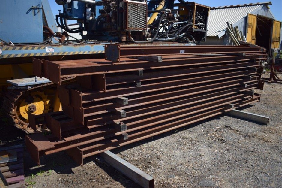 Steel Columns, Refrig. Sea Container, Solar Pool Panels