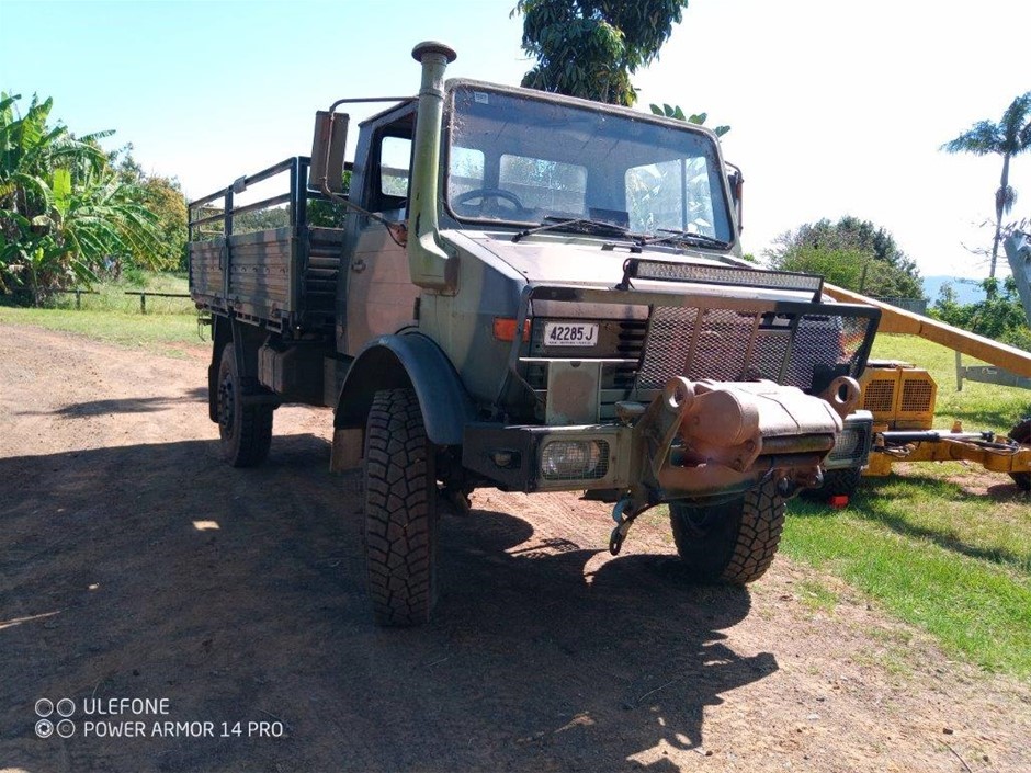 1987 Mercedes Benz Unimog UL17000 4 x 4 Tray Body Truck