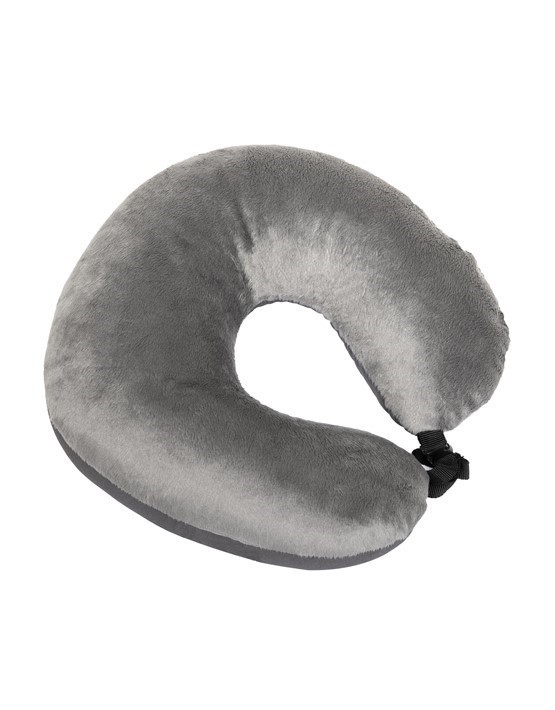 2 x TOSCA Micro Bead Soft Touch Pillow, Grey.