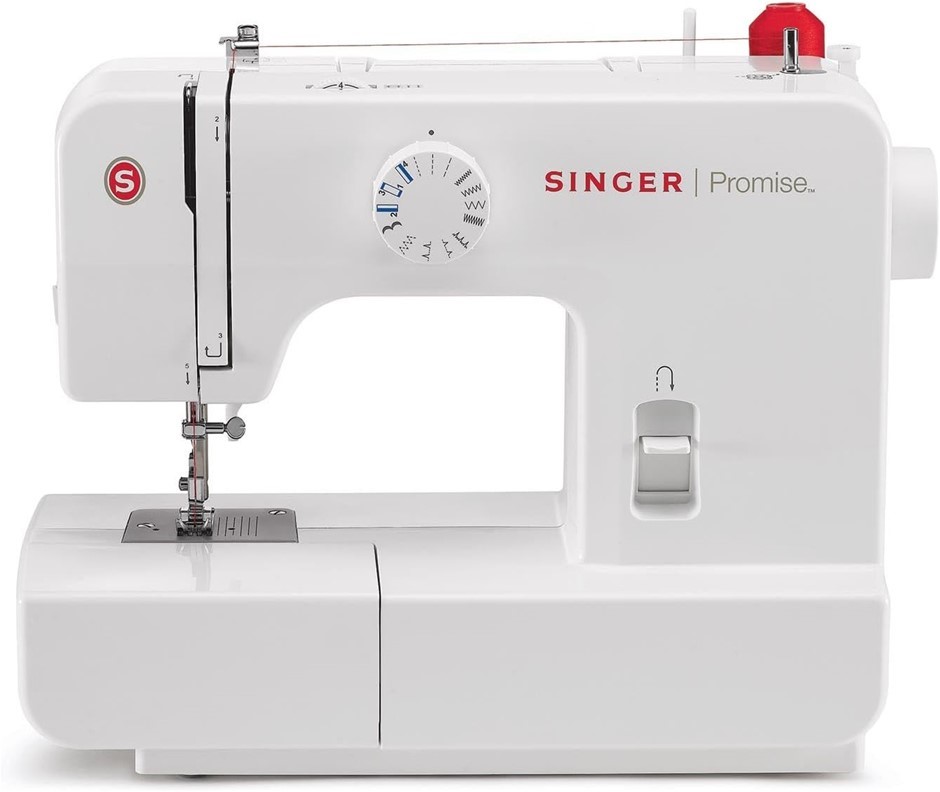 SINGER 1408 Promise Mechanical Sewing Machine, White.