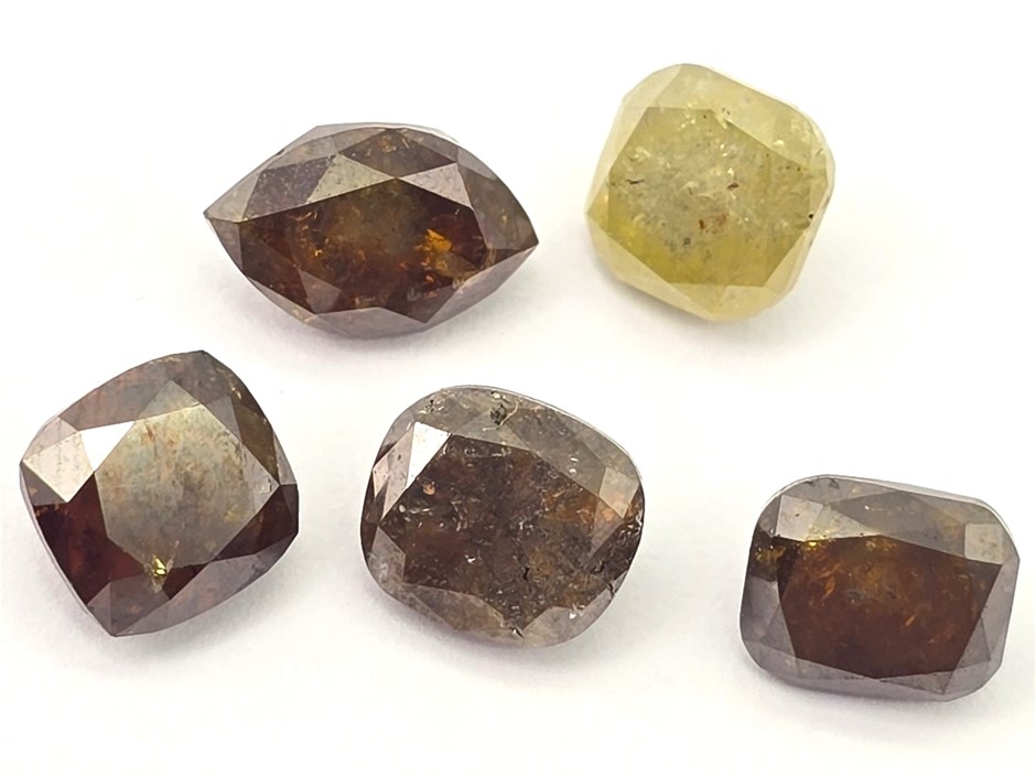 No Reserve 5CT Bulk Parcel Of Huge Natural Galaxy Diamonds