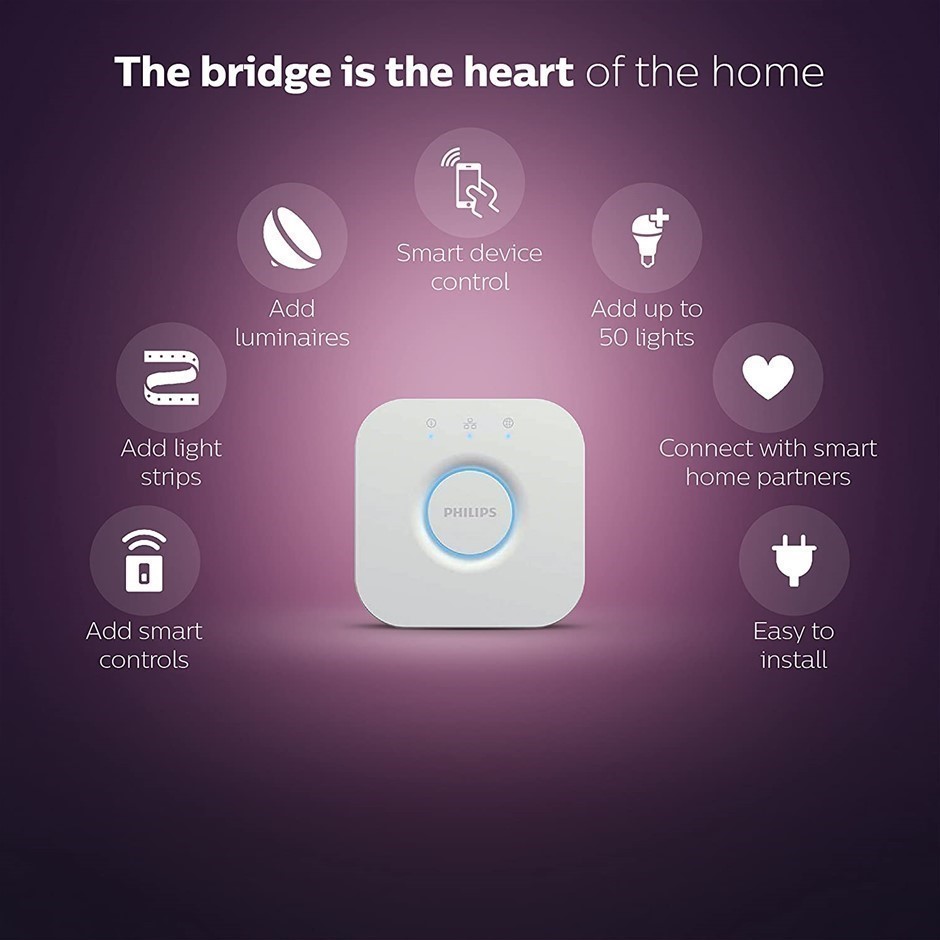 PHILIPS Hue Smart Bridge.