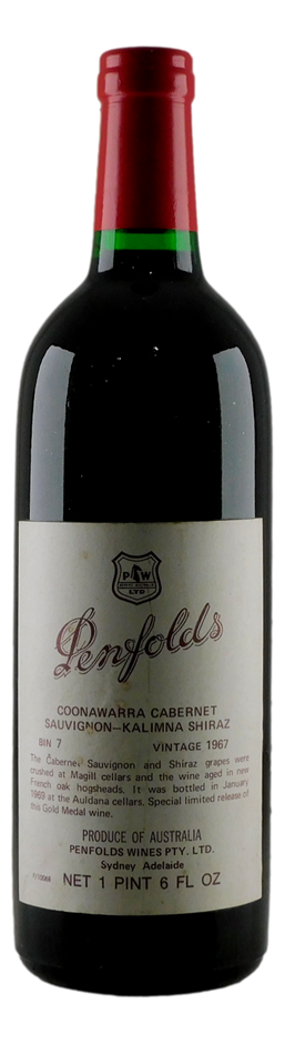 Penfolds Bin 7 Cabernet Shiraz 1967 (1 x