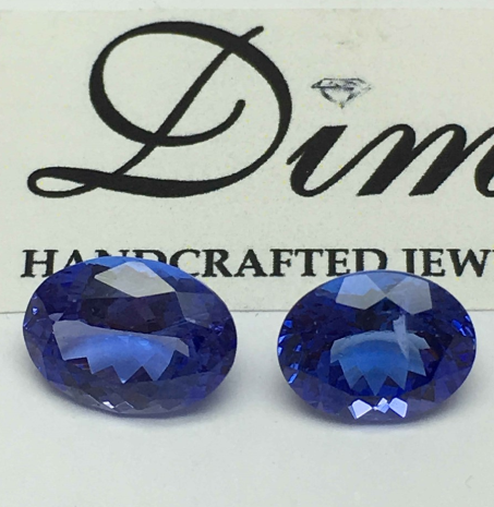 Two Loose Tanzanite, 6.12ct in Total