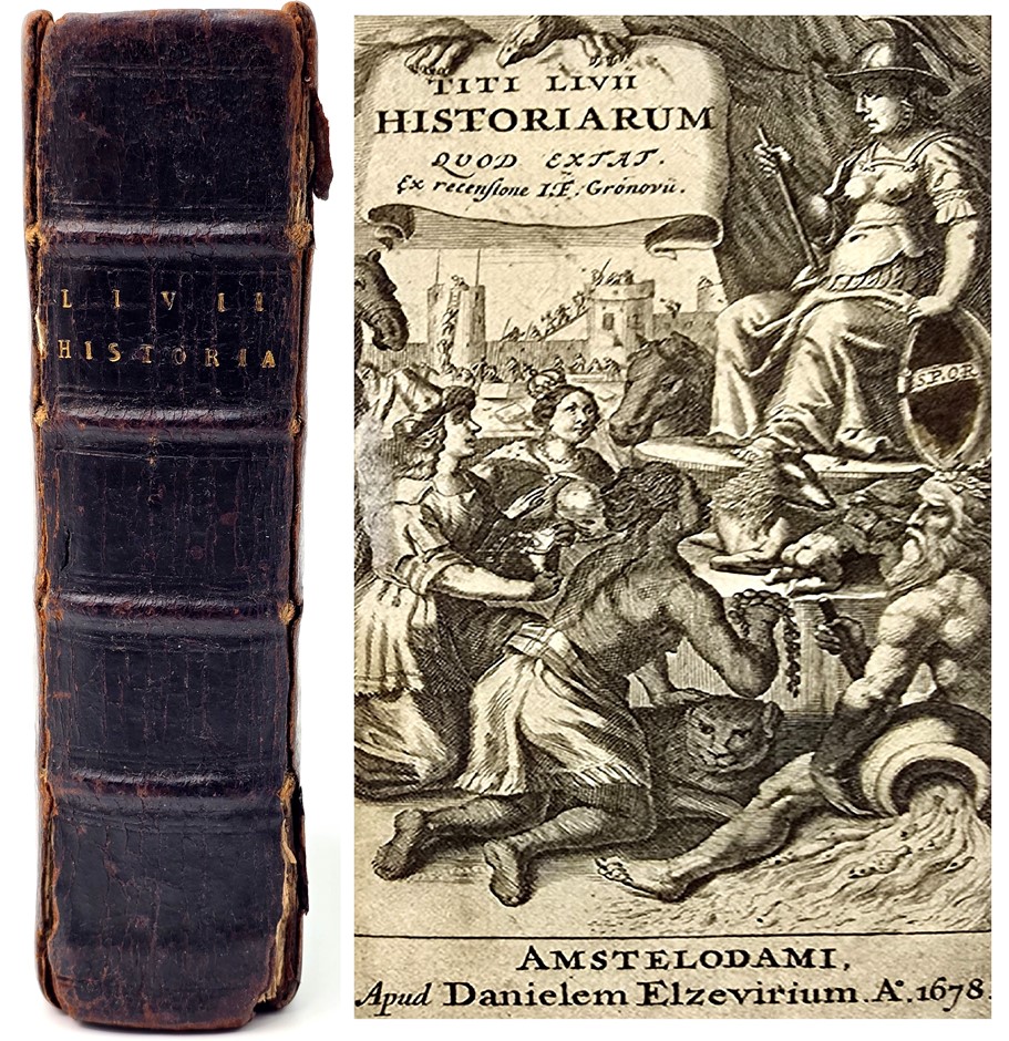 1678 ROMAN HISTORY PUBLICATION WITH HAND-WRITTEN MANUSCRIPT Auction ...