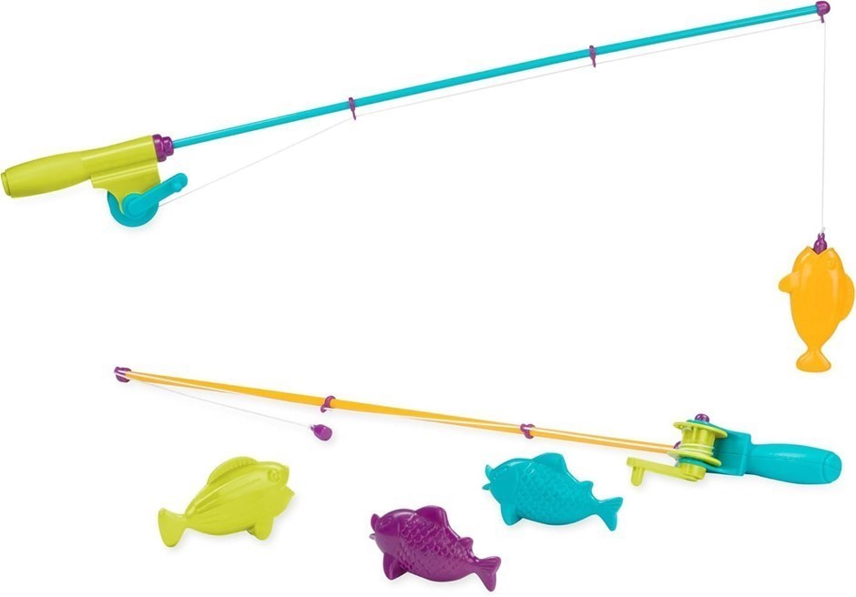 BATTAT Shape Sorter House by Battat Travelling Fishing Set by Battat, One S