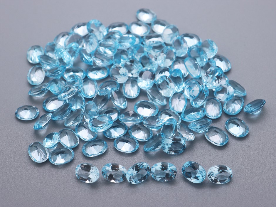 100.71 Carats Blue Topaz Parcel