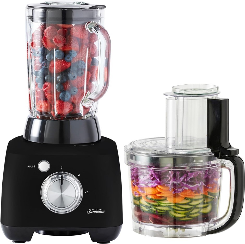 SUNBEAM Multi Food Processor Plus, 2-in-1 Blender & Processor, Durable Atta