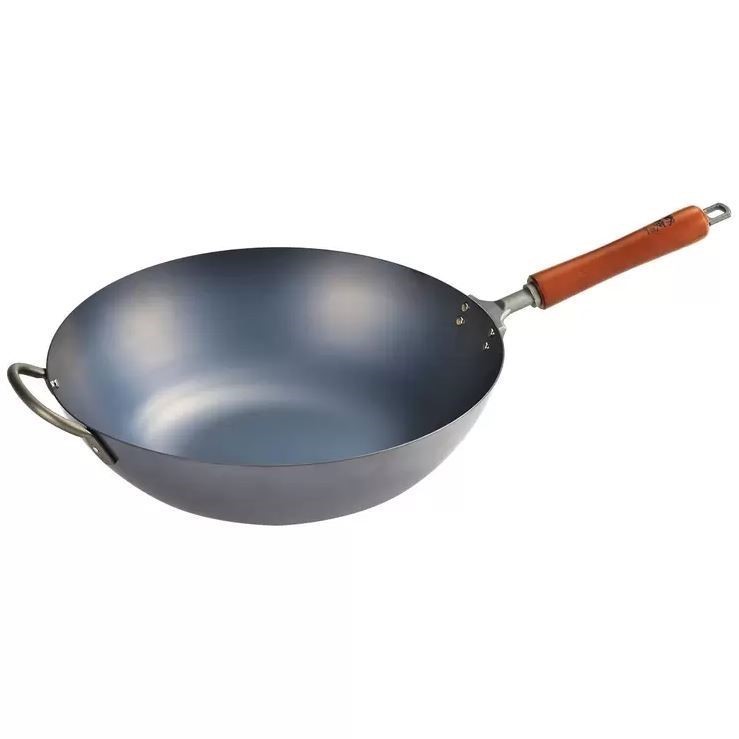 YOSHIKAWA Gogi Wok with Special Heat Treatment, 36cm. NB: Well used.