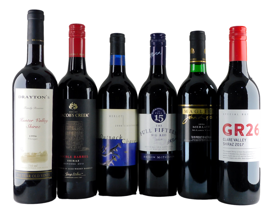 MIXED Reds Various (6x 750mL), various. Auction (0058-10733000) | Grays ...