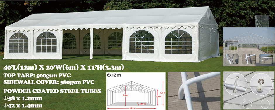 Unused 2025 20ftx40ft Marquee/Party Tent - Perth