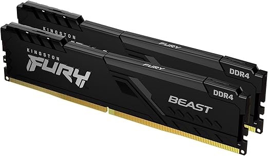 Kingston FURY Beast 32GB (2x16GB) 3200MHz DDR4 CL16 Desktop Memory Kit of 2