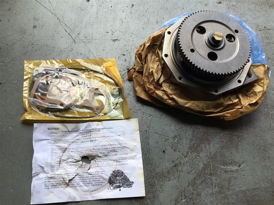 Water pump suit caterpillar