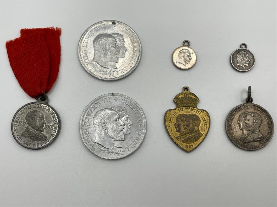 7 x Asstd. Medals incl. Coronation of Edward VII & Queen Alexandra etc.