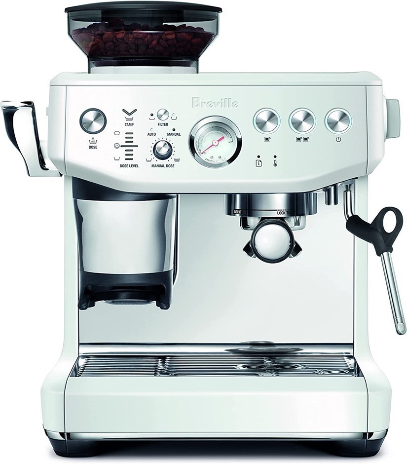 BREVILLE the Barista Express Impress Sea Salt, Moedl: BES876SST4IAN1.