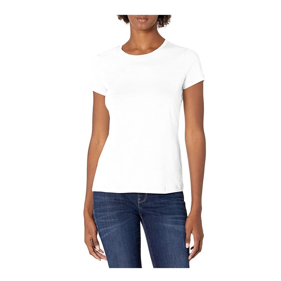 3 x NAUTICA Women's Solid Crewneck Tee, Size XS, 100% Cotton, White. Buyer