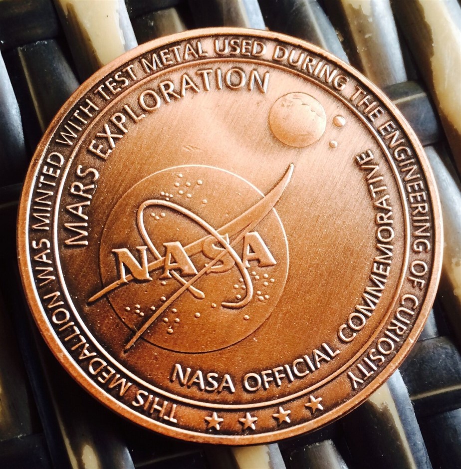 Rare Nasa USA Mars Curiosity Rover Landing 2012 Exploration Coin ...
