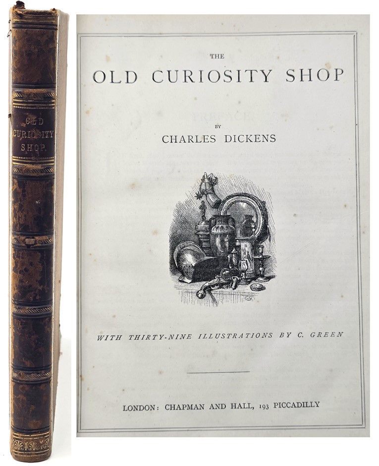 No Reserve Charles Dickens Old Curiosity Shop 1869 Edition