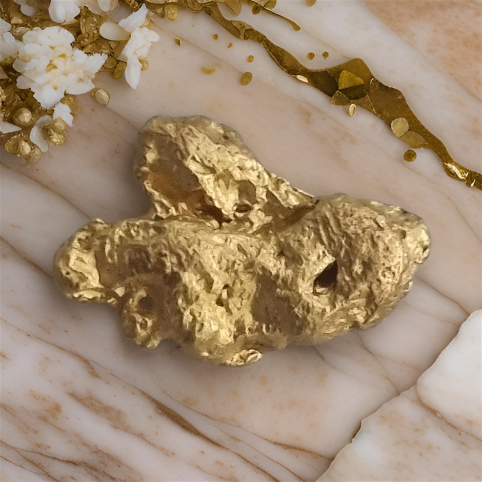 Australian Natural Gold Nuggets From Western Australia 0.341g